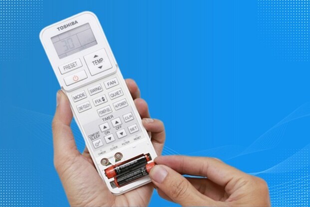 ác nút thông dụng trên remote máy lạnh Toshiba