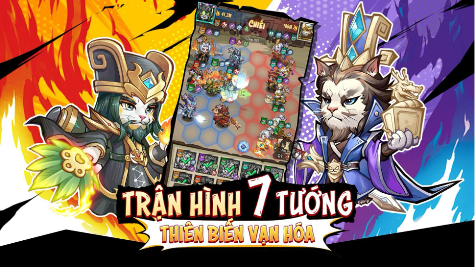 Thiết kế tựa game Meow! Sen Ơi Đừng Sợ của nhà phát hành NPH Funzy.