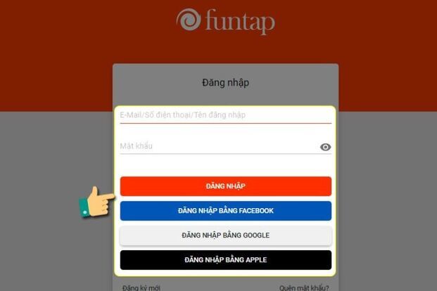 Tiến hành đăng nhập tài khoản game (Nguồn: Internet)