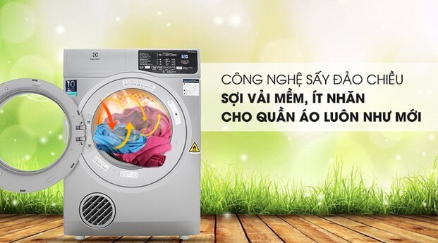 Sợi vải luôn được mềm, ít bị nhăn khi sử dụng máy sấy quần áo