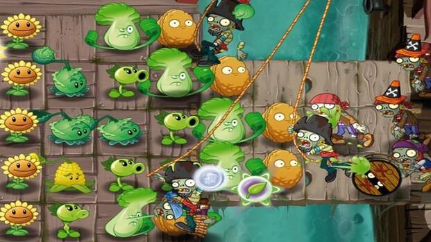 Hãy bố trí đội hình chiến đấu thật hợp lý trong mỗi màn chơi Plants vs Zombies