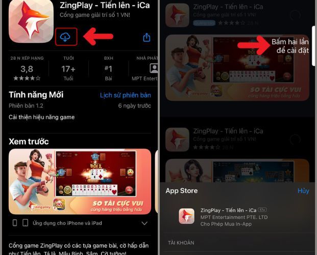 Cài đặt ZingPlay trên điện thoại của bạn