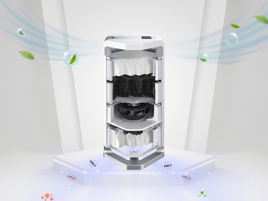 Sản phẩm của Airproce có bộ lọc dày bậc nhất thị trường. Ảnh: Airproce