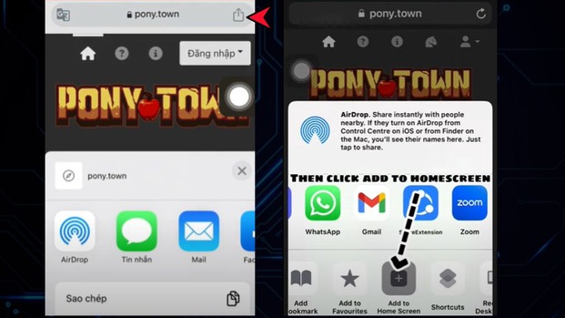 Hướng dẫn tải game Pony Town trên điện thoại iPhone