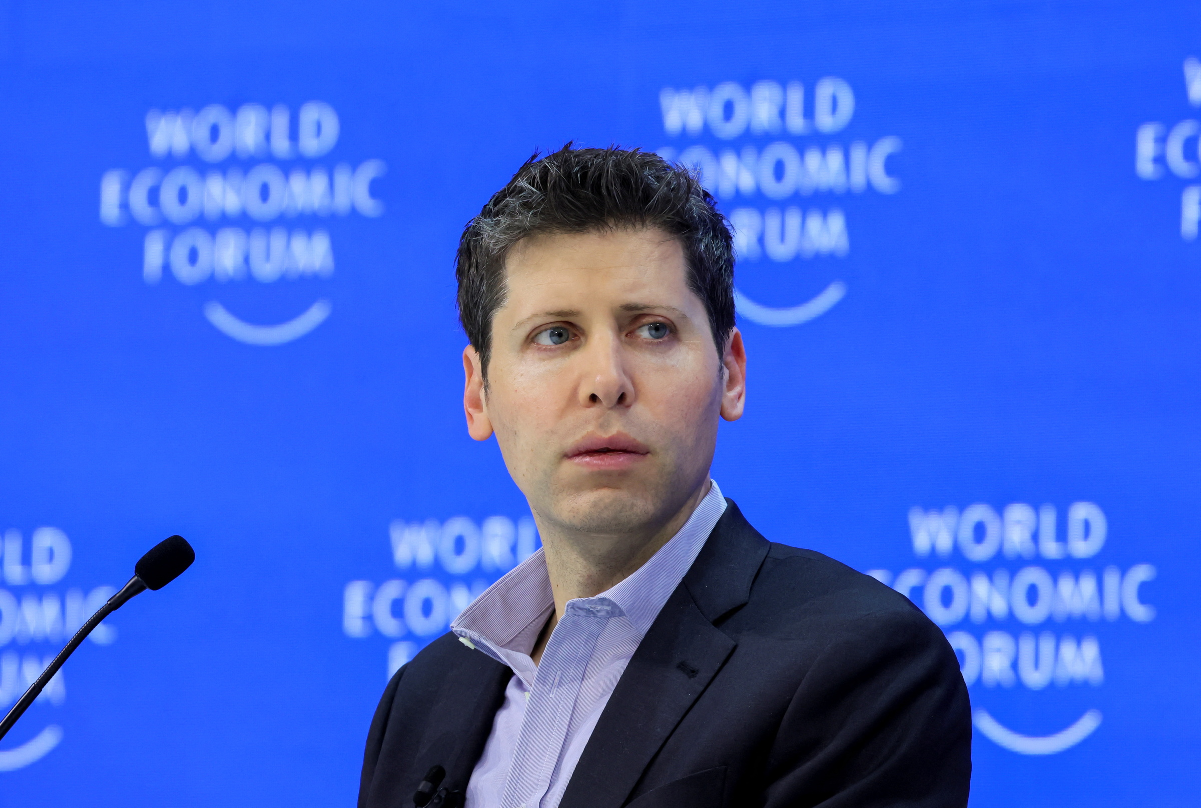 Sam Altman tại hội nghị WEF lần thứ 54. Ảnh: Reuters