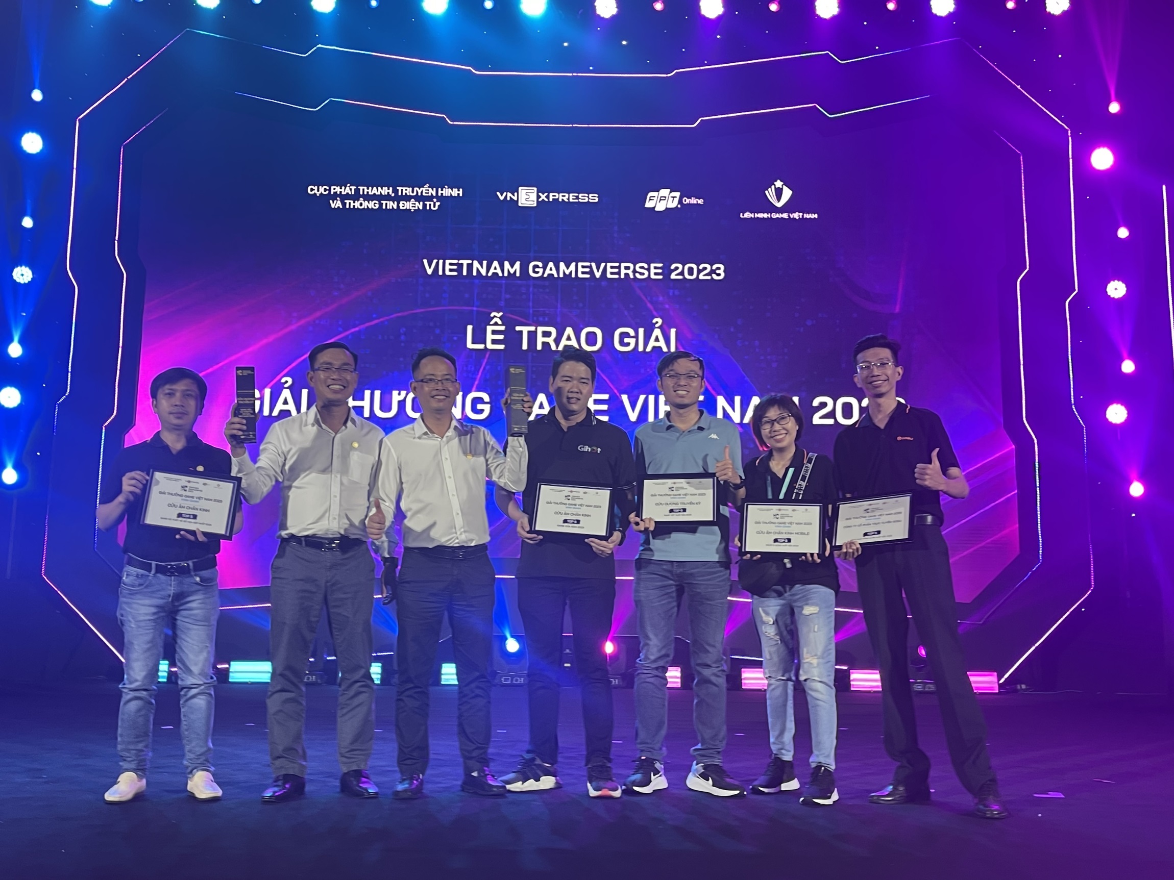Gosu được vinh danh tại Vietnam Game Awards 2023. Ảnh: Gosu