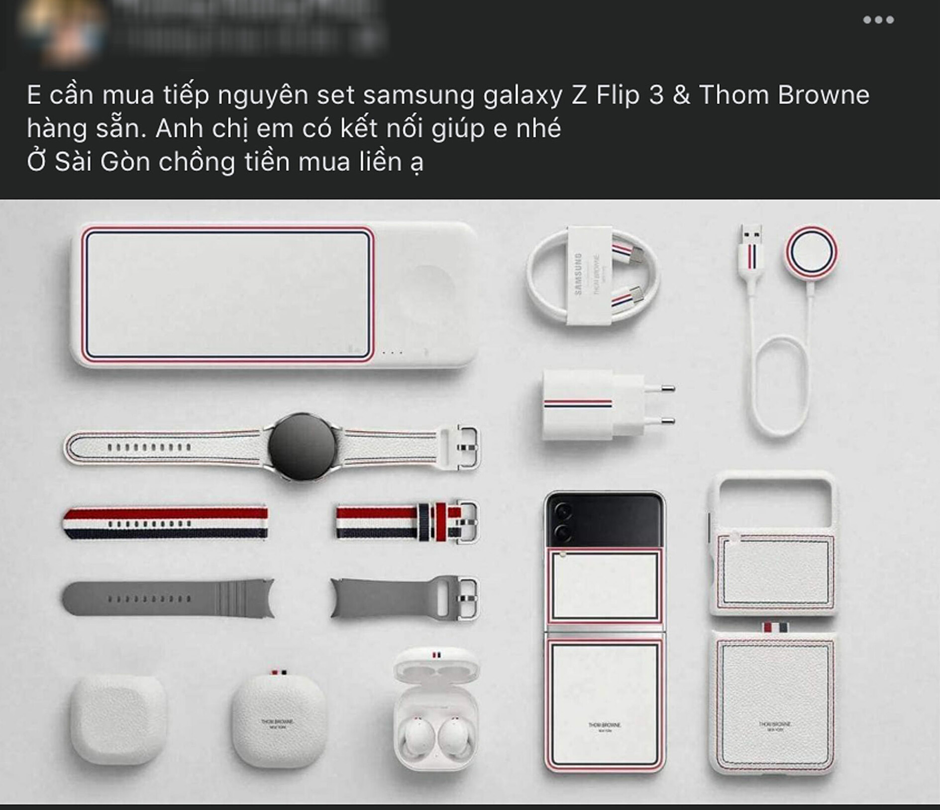 Nhu cầu tìm mua phiên bản đặc biệt của Samsung Galaxy Z Thome Browne lớn khiến giá của sản phẩm bị đội lên cao bất thường.