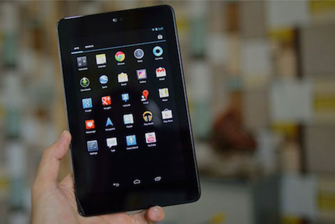 Google Nexus 7 chạy chip Nvidia Tegra 3. Ảnh: Huy Đức