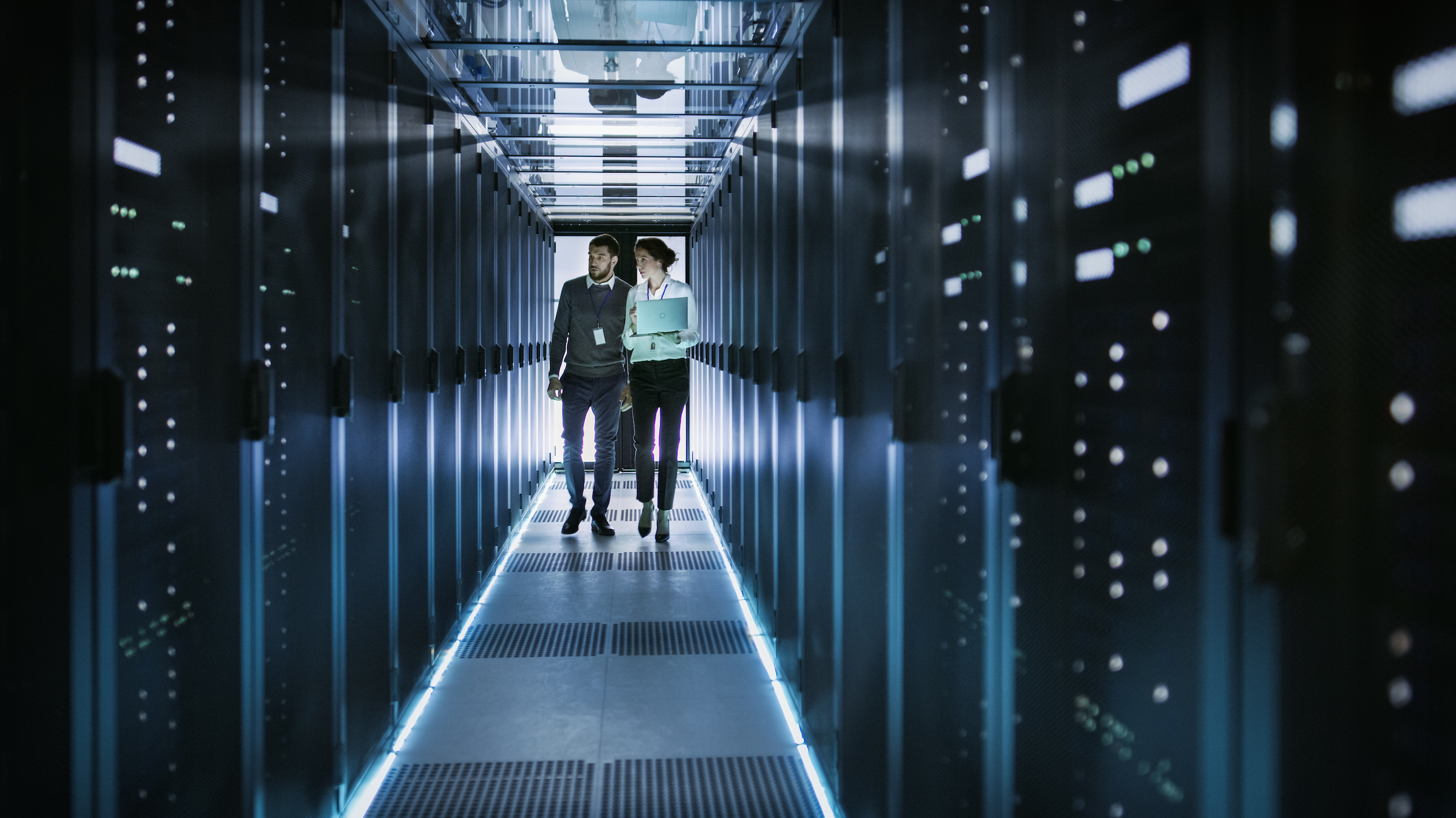 Hình minh hoạ bên trong một data center. Ảnh: Schneider.