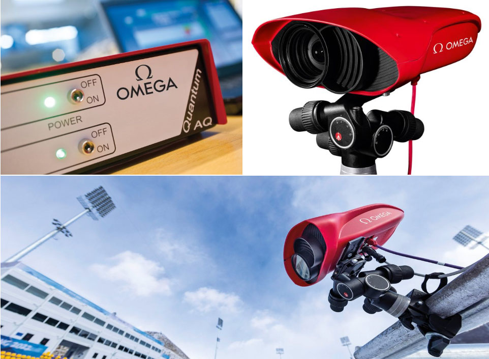 Quantum Timer và camera thu thập dữ liệu. Ảnh: Omega