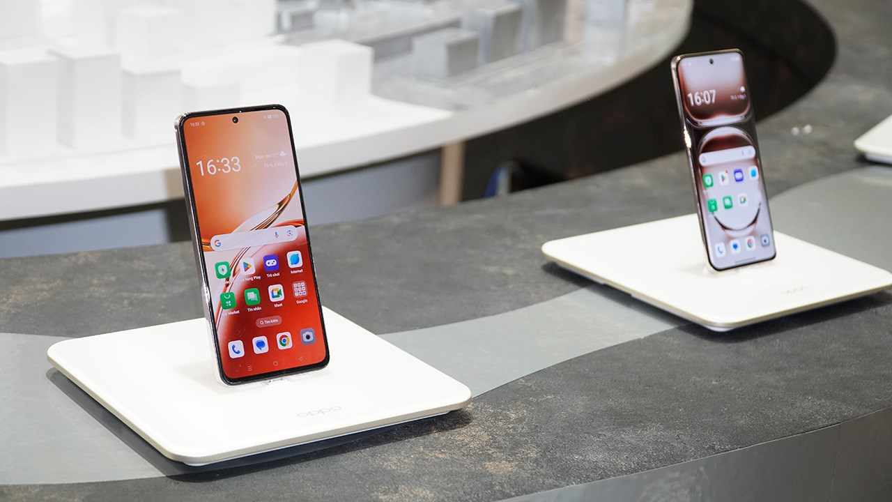 Các smartphone Oppo tại Thế Giới Di Động. Ảnh: TGDĐ