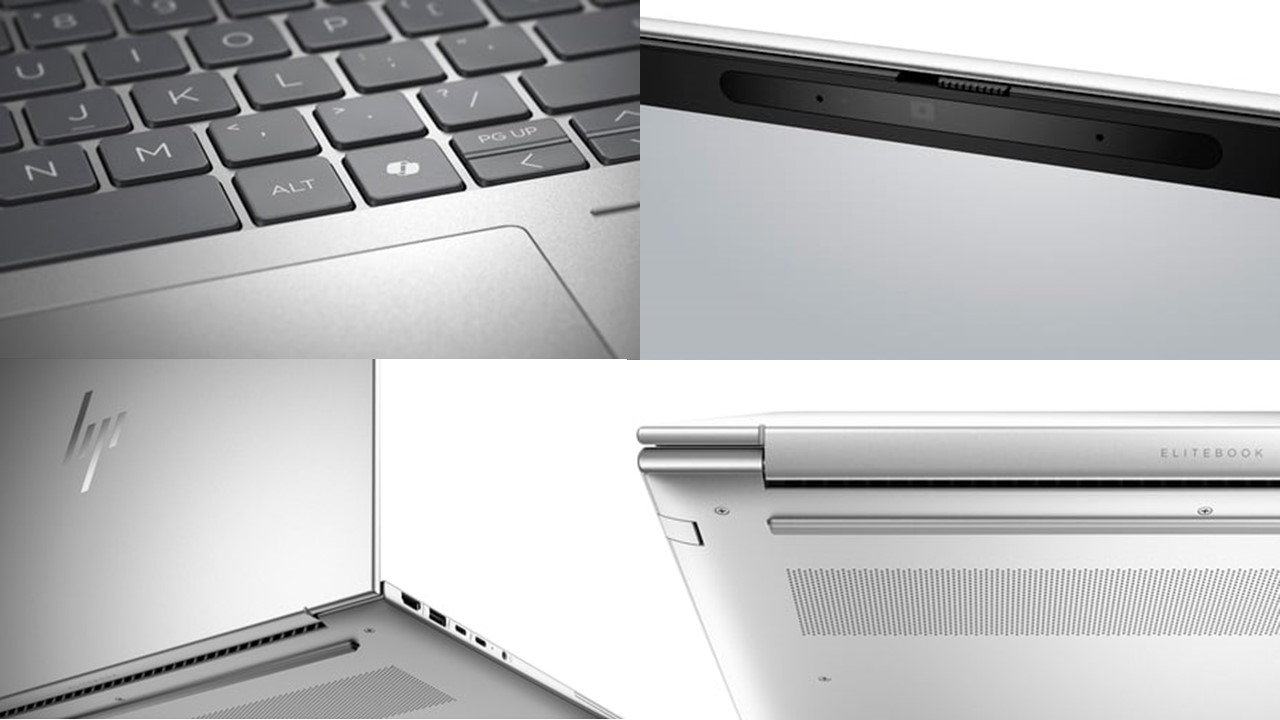 Bàn phím tích hợp nút trợ lý AI Copilot và các công nghệ AI trên HP Elitebook 605 series 11. Ảnh: Digiworld