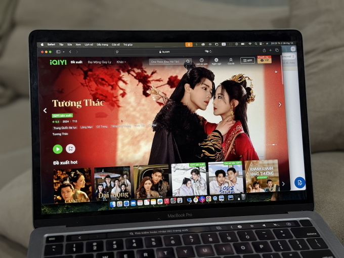 Giao diện website iQIYI. Ảnh: Lưu Quý