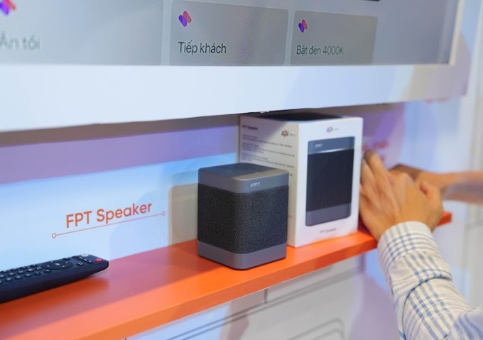 Sản phẩm FPT AI Speaker được giới thiệu tại Techday 2024. Ảnh: FPT Telecom