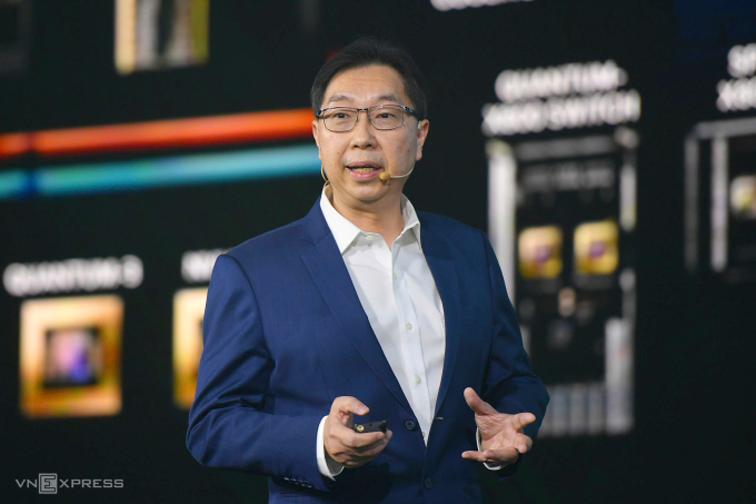 Ông Dennis Ang, Giám đốc cấp cao mảng Kinh doanh doanh nghiệp tại ASEAN, Australia và New Zealand của Nvidia. Ảnh: Thanh Tùng