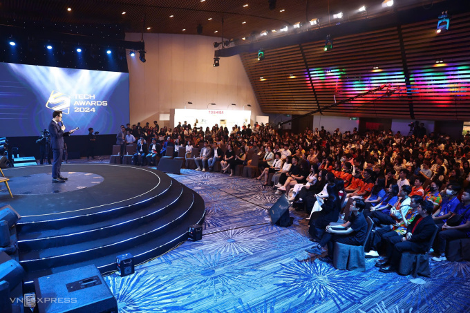 Hơn 1.000 lượt khách dự phiên sáng Tech Awards 2024. Ảnh: Quỳnh Trần