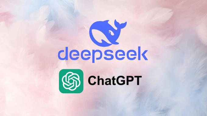 Logo của DeepSeek và ChatGPT. Ảnh: Cloudbooklet