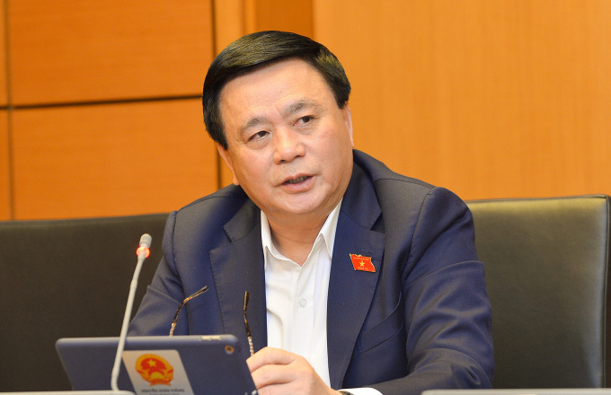 Giáo sư Nguyễn Xuân Thắng, Giám đốc Học viện Chính trị quốc gia Hồ Chí Minh. Ảnh: Media Quốc hội