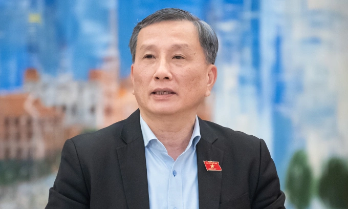 Chủ nhiệm Ủy ban Khoa học Công nghệ và Môi trường Lê Quang Huy. Ảnh: Media Quốc hội