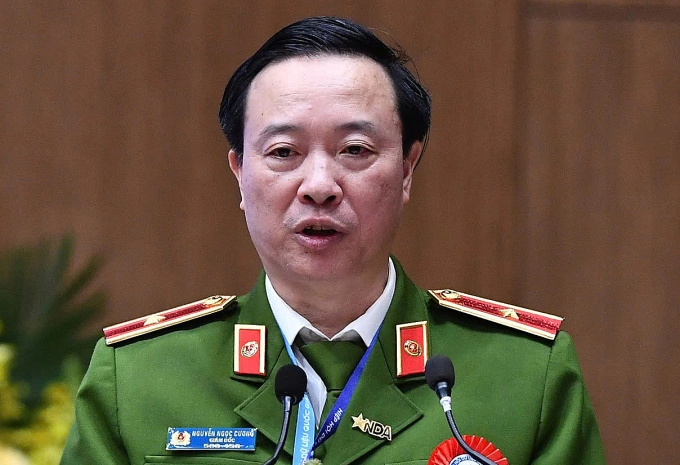 Thiếu tướng Nguyễn Ngọc Cương, Giám đốc Trung tâm dữ liệu quốc gia, Phó chủ tịch Điều hành Hiệp hội Dữ liệu quốc gia. Ảnh: Minh Sơn