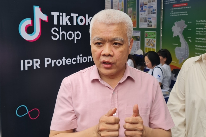 Ông Nguyễn Lâm Thanh - đại diện tại Việt Nam của nền tảng TikTok. Ảnh: Trọng Đạt