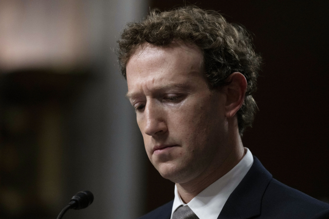 Meta CEO Mark Zuckerberg. Ảnh: AP