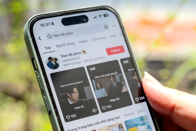 Video tóm tắt phim xuất hiện trên nền tảng mạng xã hội. Ảnh: Minh Sơn