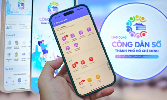 Ứng dụng Công dân số TP HCM ra mắt nhiều tính năng mới