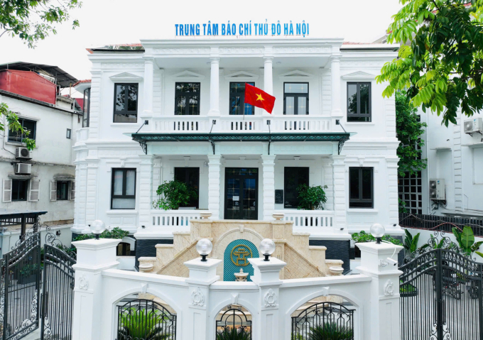 Trung tâm báo chí Thủ đô Hà Nội. Ảnh: UBND Hà Nội