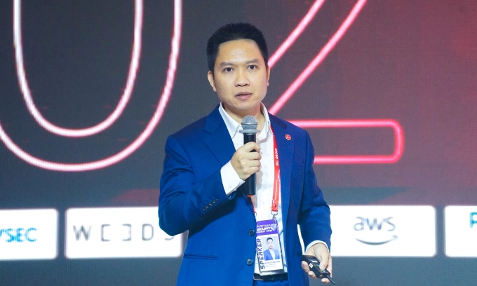 Ông Nguyễn Văn Thành, Giám đốc Quan hệ Đối tác của Viettel Cyber Security. Ảnh: Bảo Lâm
