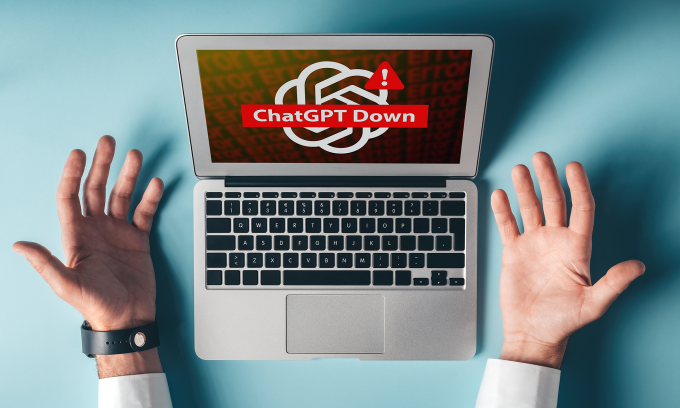 Minh họa về ChatGPT bị sập. Ảnh: Digital Watch Observatory
