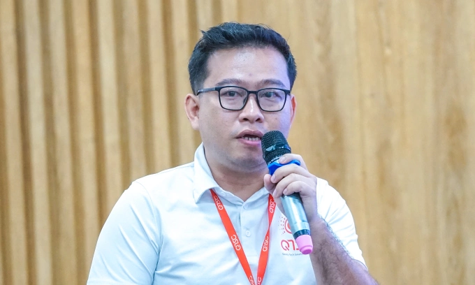 Ông Nguyễn Thanh Lâm, Trưởng Trung tâm An ninh mạng QTSC. Ảnh: Bảo Lâm