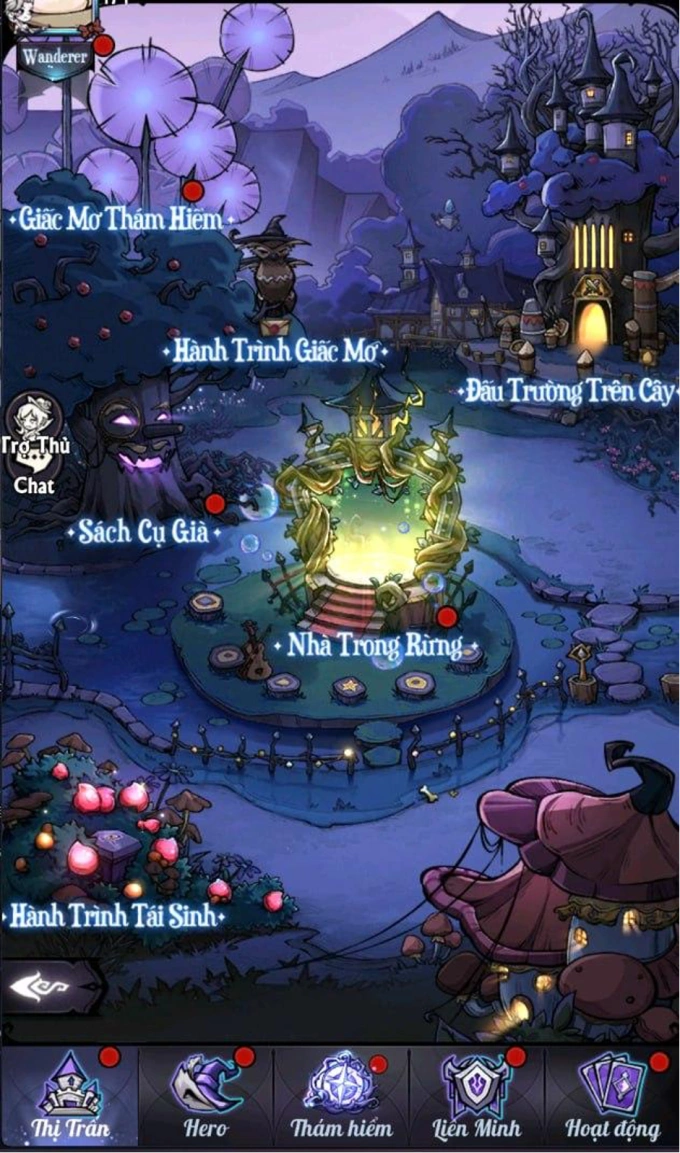 Hệ thống trong game với hoạt động đa dạng, thách thức game thủ. Ảnh: chụp màn hình