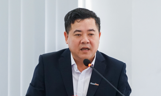 Ông Phạm Văn Quân, Tổng giám đốc công ty cổ phần công nghệ Checkee. Ảnh: Bảo Lâm