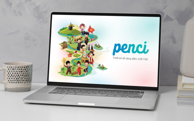 Penci là nền tảng thiết kế trực tuyến phục vụ người Việt. Ảnh: Penci