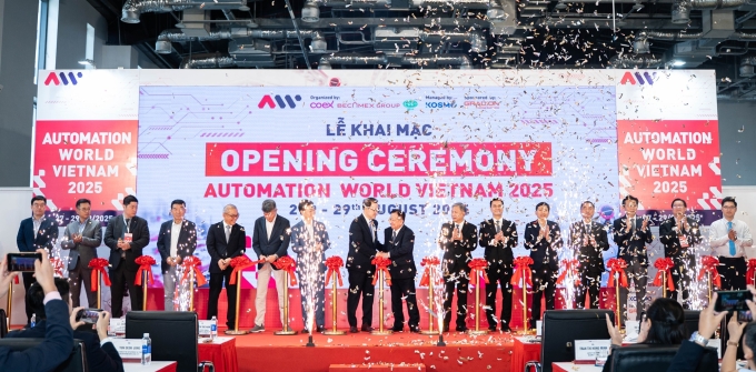 Lễ khai mạc triển lãm. Ảnh: Becamex