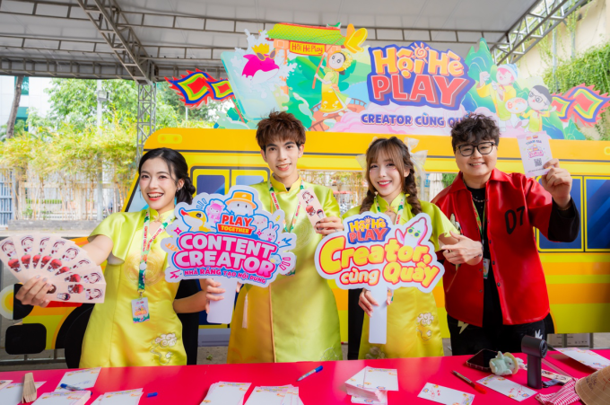 Các KOLs tham gia sự kiện sáng tạo nội dung của Play Together. Ảnh: VNG