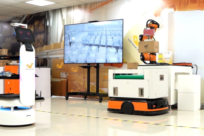 Không gian mô phỏng Nền tảng hậu cầu Bưu điện. Ảnh: Vietnam Post
