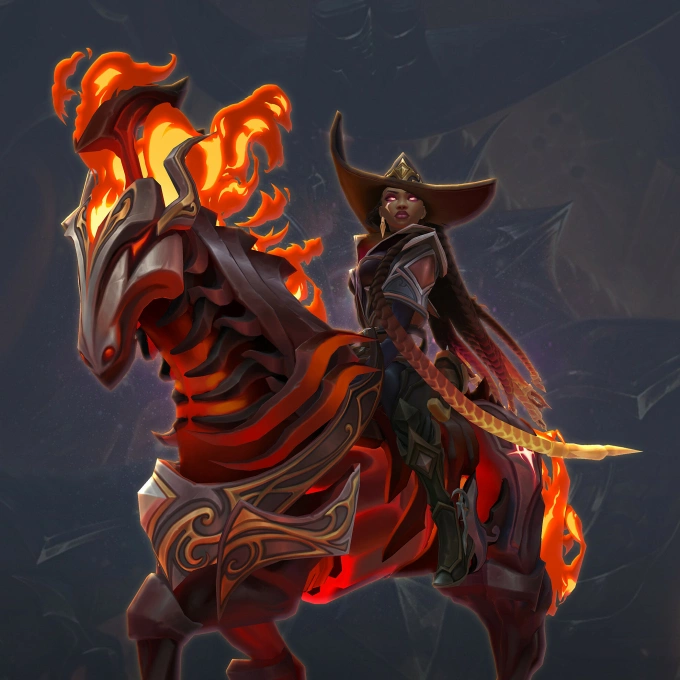 Skin High Noon Senna trong game Liên Minh Huyền Thoại mà Duy tham gia phát triển. Ảnh: lionkid158