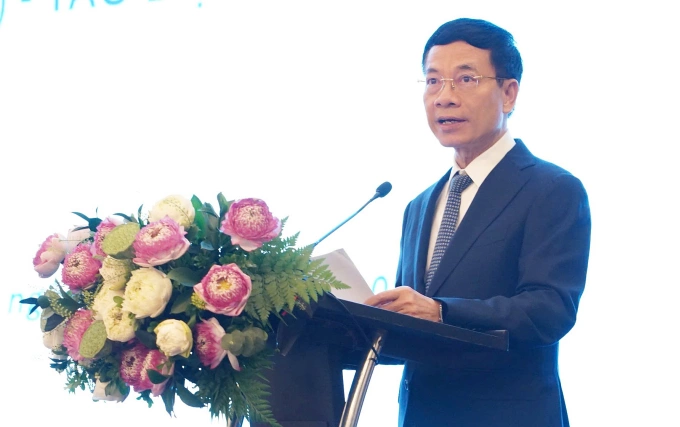 Bộ trưởng Khoa học và Công nghệ Nguyễn Mạnh Hùng. Ảnh: Nguyễn Quyết