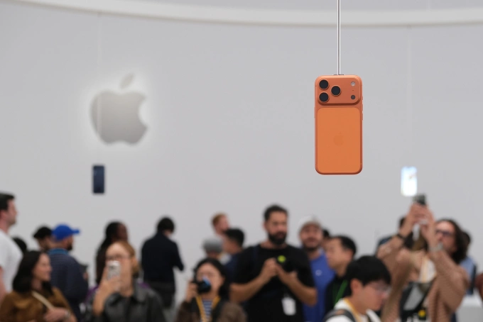 iPhone 17 Pro Max tại lễ ra mắt ở Apple Park. Ảnh: Tuấn Hưng