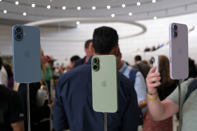 Ảnh thực tế iPhone 17 tại lễ ra mắt. Ảnh: Tuấn Hưng