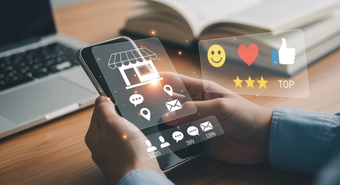 Quảng cáo trên ứng dụng di động giúp tiếp cận khách hàng tiềm năng tốt hơn. Ảnh: Vecteezy