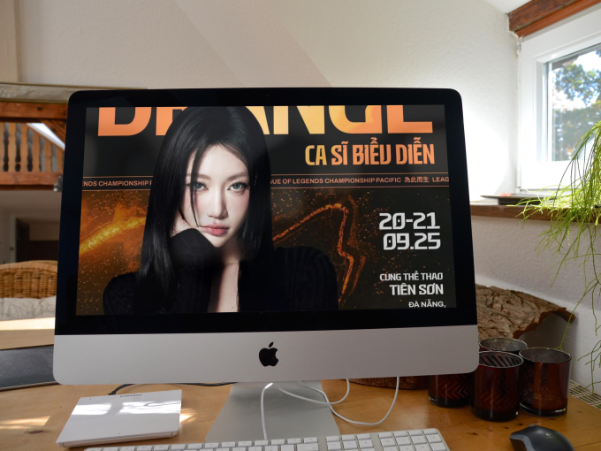 Em xinh Orange sẽ trình diễn khai mạc chung kết LCP 2025 tại Cung Thể thao Tiên Sơn, tối 20/9. Ảnh: LCP