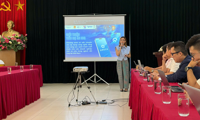 Lễ giới thiệu dự án ICG. Ảnh: SMECA