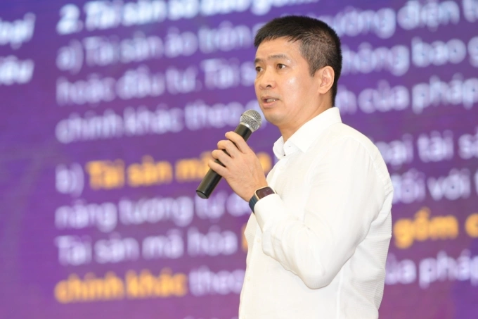 Chủ tịch Hiệp hội Blockchain và Tài sản số Việt Nam - Phan Đức Trung. Ảnh: Thúy Duyên