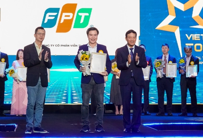 FPT nhận giải doanh nghiệp bảo mật, an toàn thông tin. Ảnh: FPT