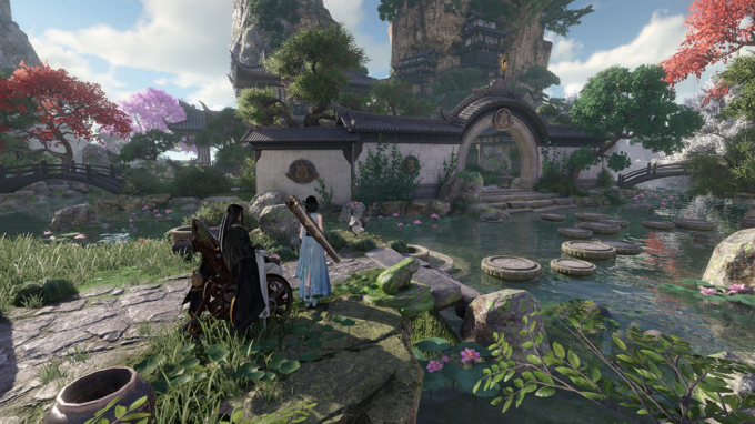 Thế giới mở được dựng bằng đồ họa trong game. Ảnh: VNGGames