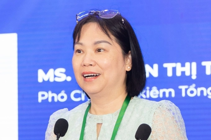 Phó Chủ tịch VINASA Nguyễn Thị Thu Giang. Ảnh: Song Hà