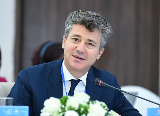 Ông Johnathan Baker, Trưởng Đại diện UNESCO tại Việt Nam. Ảnh:Giang Huy